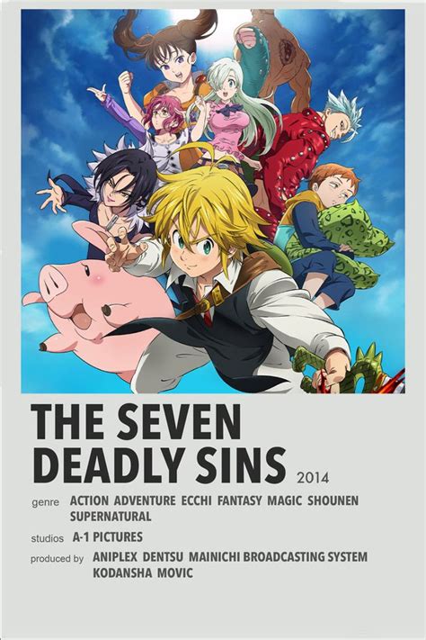 libresse tin metal box 7 sins|The Seven Deadly Sins Poster Anime Posters Vintage Metal Tin .